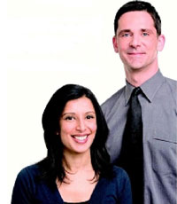 Dr. Renu Varshney and Dr. Peter Ioannidis of Broadview Dental Clinic