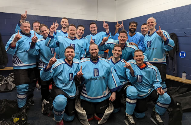 Broadview Dental Clinic sponsors a community hockey team in the Toronto Gay Hockey Association